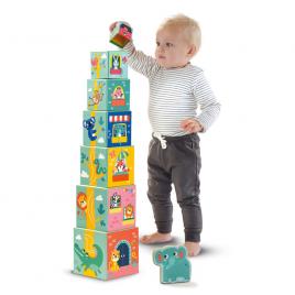Jucarie de stivuit - turn cu figurine animale