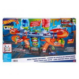 Set de joaca mega spalatoria hot wheels