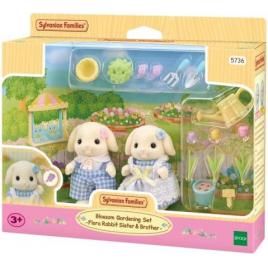 Set figurine sylvanian families - iepurasii gradinari