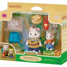 Set figurine sylvanian families - pisicutele exploratoare