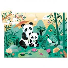 Puzzle djeco panda leo 24 piese