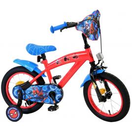 Bicicleta baieti 14 inch spiderman e&l
