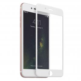 Folie sticla 3d iphone 7 / iphone 8 alba full cover protectie ecran antisoc tempered glass hc