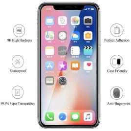 Folie de sticla mystyle 2,5d , duritate 9h pentru apple iphone x