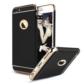 Husa apple iphone 6/6s, mystyle elegance luxury 3in1 black