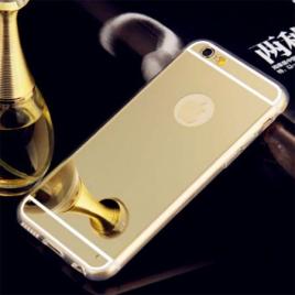 Husa apple iphone 7, mystyle elegance luxury tip oglinda, gold