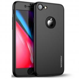 Husa dynamite iphone 8 plus full cover 360 + folie sticla, negru