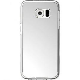 Husa samsung galaxy s6 edge, mystyle elegance luxury tip oglinda, silver