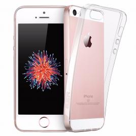 Husa silicon apple iphone 5 iphone 5s iphone se protectie a+, transparenta