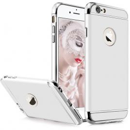 Husa telefon iphone 6 / 6s ofera protectie 3in1 ultrasubtire - silver matte