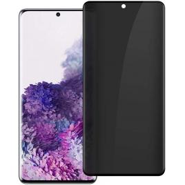 Folie de sticla samsung galaxy s20 plus, privacy glass, folie securizata duritate 9h