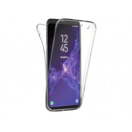 Husa 360 grade full cover silicon transparent, fata plus spate compatibila cu samsung galaxy s9