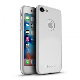 Husa ipaky originala iphone 7 full cover 360 + folie sticla, arginitiu
