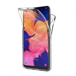 Husa silicon delux compatibil cu samsung a10, 360° spate - fata, transparenta