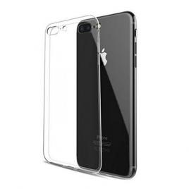 Pachet husa compatibila cu apple iphone 7 plus mystyle, ultra slim tpu transparenta, cu folie de sticla gratis