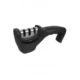 Dispozitiv smartknife de ascutit cutite in 3 etape, 3 pietre, negru, 20x4,6x7,5 cm, doty