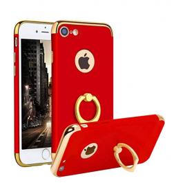Husa apple iphone se2, mystyle elegance luxury 3in1 ring rosu