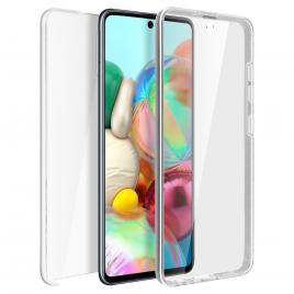 Husa full tpu 360° (fata + spate) pentru samsung galaxy a71, transparent