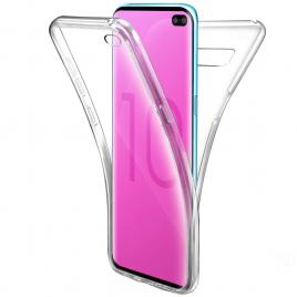 Husa full tpu 360° (fata + spate) pentru samsung galaxy s10+, transparent
