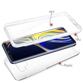 Husa protectie 360° fully pc & glass (tpu + plastic) samsung galaxy note 9