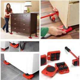 Set 4 role pentru mutat mobilierul/electrocasnicele 150 kg