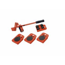 Set echipament pentru transportat si ridicat, klausstech, destinat pentru mobila, ergonomic, portocaliu