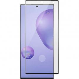 Folie compatibila cu samsung galaxy s22 ultra, sticla securizata curbata, full-screen, transparent-negru