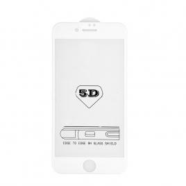 Folie de protectie pentru iphone 8 din sticla securizata 9h, model 5d pe tot ecranul, negru