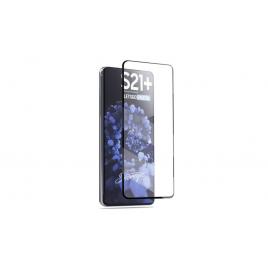 Folie de sticla securizata, compatibila cu samsung s21 plus, negru-transparenta