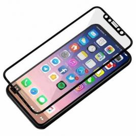 Folie protectie iphone x / xs, 3d, rezistenta 9h, sticla securizata, negru