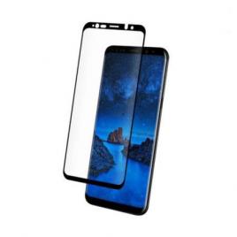 Folie protectoare compatibila cu samsung galaxy s9 plus, sticla temperata 9h, negru-transparent