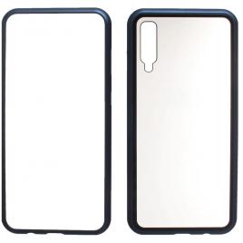 Husa 360 de grade magnetica, classtitude, sticla transparenta fata - spate, bumper metalic, pentru iphone xs max, silver