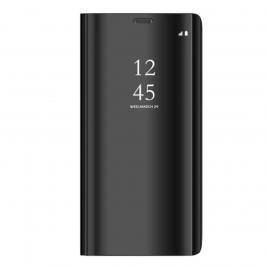 Husa book cover clear view compatibila cu samsung galaxy s22, negru