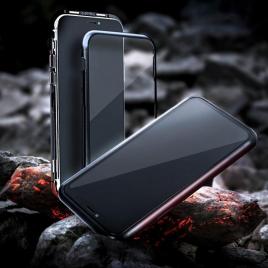 Husa full cover 360 forcell magneto pentru samsung galaxy s20 cu protectie display, negru
