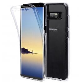 Husa full tpu 360° (fata + spate) pentru samsung galaxy note 8, transparent