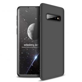 Husa samsung galaxy s10 - protectie 360 grade, 3 in 1, plastic, neagra