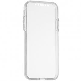 Husa vigafon iphone x/ xs, protectie fata spate 360 - silicon transparent