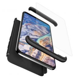 Husa compatibila cu samsung galaxy s10, protectie bumper defender 360, negru transparent