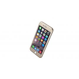Husa de protectie soho cu acoperire 360 si folie protectie pentru iphone 7, auriu