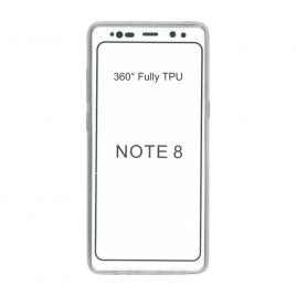 Husa din silicon clear 360, pentru samsung galaxy note 8-eurocell