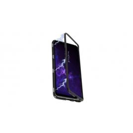 Husa pentru iphone x/xs, magnetica, negru/transparent