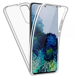 Husa pentru protectie compatibila cu samsung galaxy s20 plus pc & glass -360° (fata si spate), transparenta