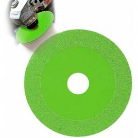 Disc de taiere din sticla ultra subtire, diamant, 10cm, verde