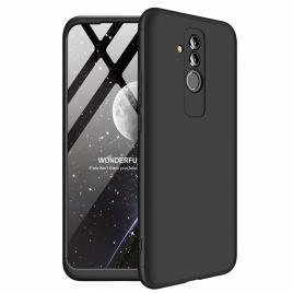 Husa 360° matte full protection gema mixt pentru huawei mate 20 lite (fata + spate ) , negru