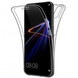 Husa 360° compatibil cu huawei mate 20 lite tpu transparent fata+spate