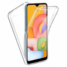 Husa 360 compatibila cu samsung galaxy a52 4g/a52 5g (fata tpu si spate pc), transparent