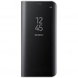 Husa book clear view standing cover compatibil samsung s9+, black