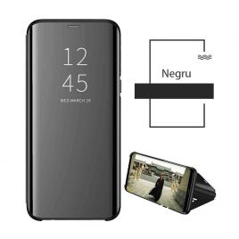 Husa book mirror effect compatibil cu samsung galaxy s9 black, acril
