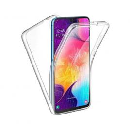 Husa de protectie 360 pentru samsung galaxy a52 5g, iao optim coverage, protectie completa (fata-spate), transparent