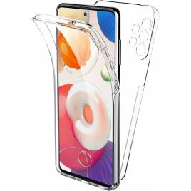 Husa fata spate, tpu/policarbonat, compatibil samsung galaxy a52s 5g/a52 4g/5g, transparent